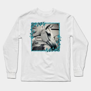 Grey Arabian Long Sleeve T-Shirt